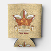 King Dad Crown aangepaste Koelbox Blikjeskoeler (Voorkant)