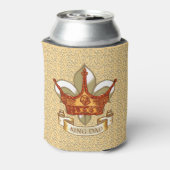 King Dad Crown aangepaste Koelbox Blikjeskoeler (Blikje Achterkant)