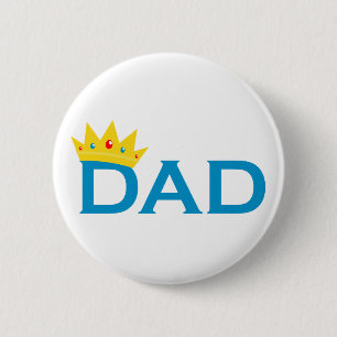 King Dad Ronde Button 5,7 Cm