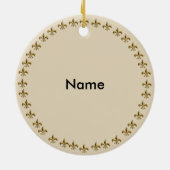 King Dad Royal Crown Keramisch Ornament (Achterkant)