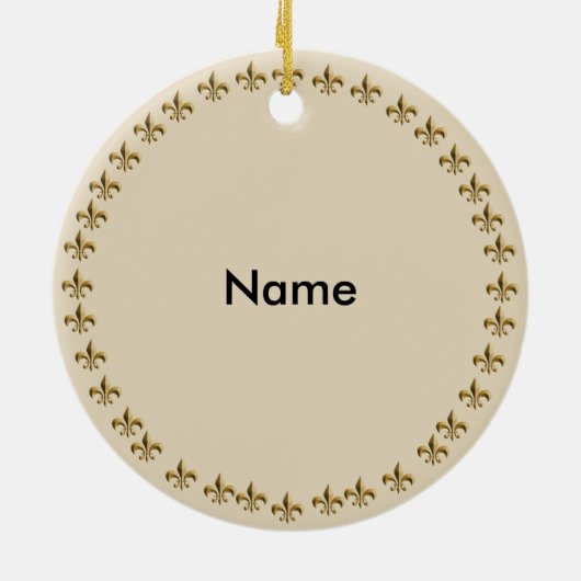 King Dad Royal Crown Keramisch Ornament (Achterkant)