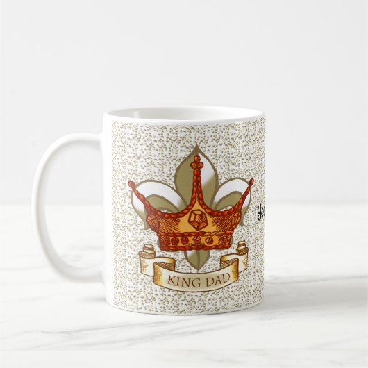 King Dad Royal Crown Koffiemok (Links)