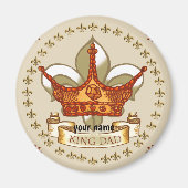 King Dad Royal Crown magneet (Voorkant)