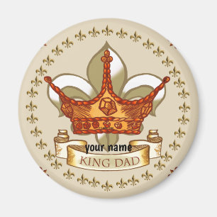 King Dad Royal Crown magneet