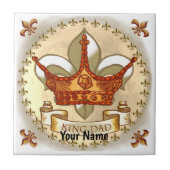 King Dad Royal Crown Tegeltje (Voorkant)