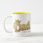 King Dad Tweekleurige Koffiemok (Links)