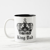 King Dad Tweekleurige Koffiemok
