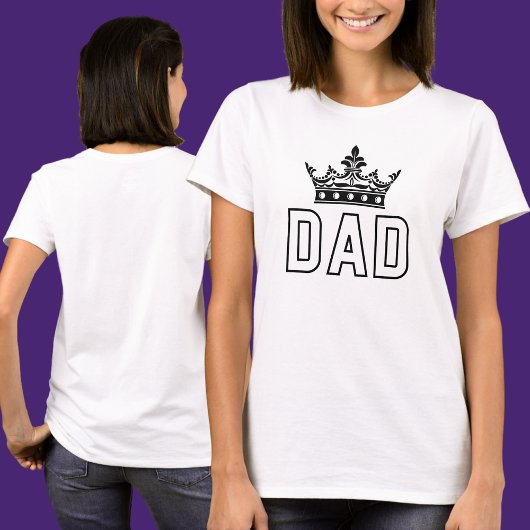 King Dad, Vaderdag Gift T-Shirt