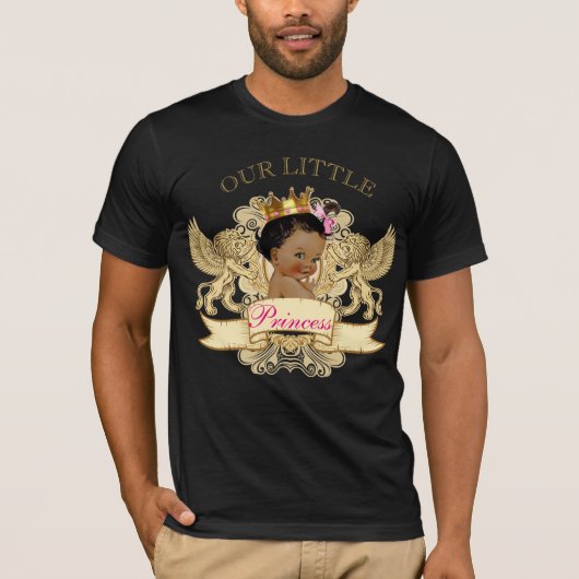 KING DADDY African Princess Baby shower T Shirt (Voorkant)