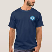 King David Blue & White Seal Shirt (Voorkant)