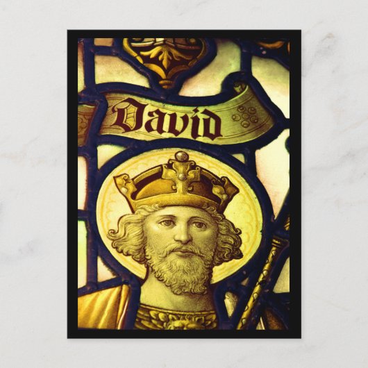 King David Briefkaart (Voorkant)