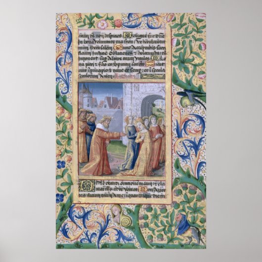 King David coveting Bathsheba Poster (Voorkant)