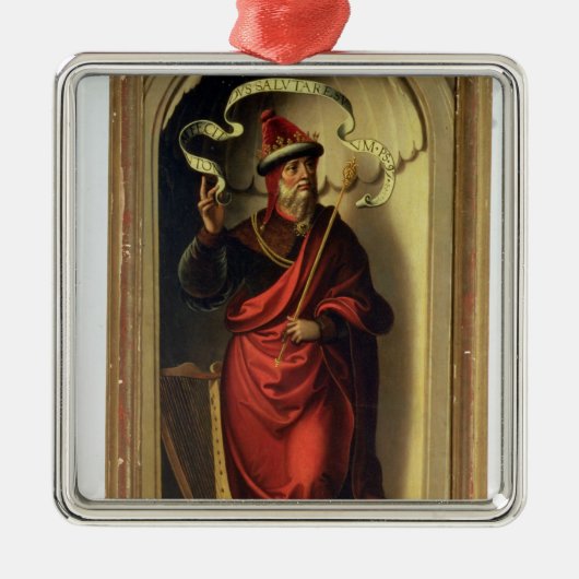 King David Metalen Ornament (Voorkant)