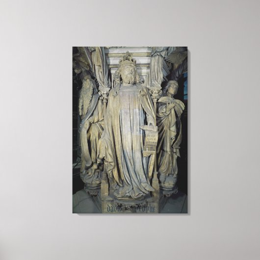 King David, Moses en Jeremiah Canvas Afdruk (Voorkant)
