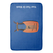 King David's Harp Badmat (Voorkant Verticaal)