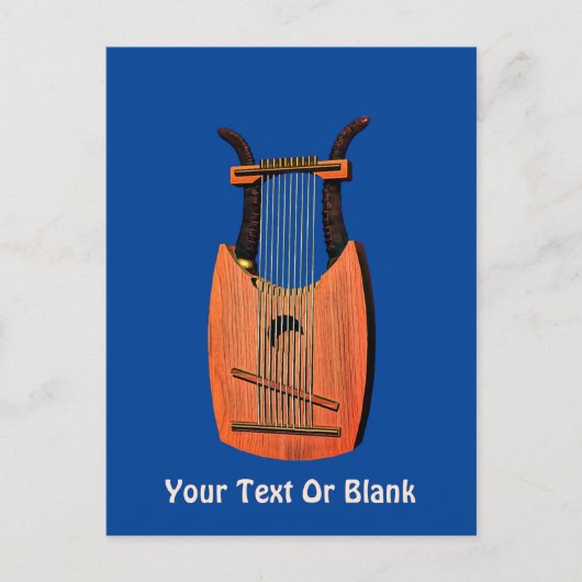 King David's Harp Briefkaart (Voorkant)