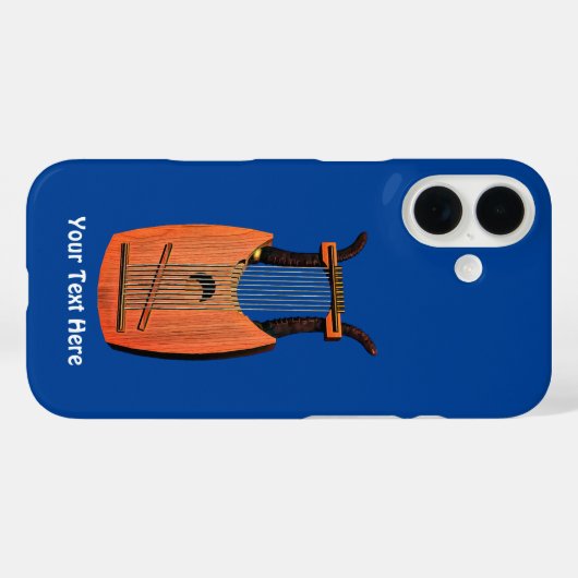 King David's Harp Case-Mate iPhone Case (Achterkant (horizontaal))