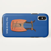 King David's Harp Case-Mate iPhone Case (Achterkant (horizontaal))