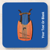 King David's Harp Drankjes Onderzetter (Voorkant)