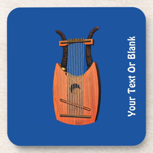 King David's Harp Drankjes Onderzetter (Voorkant)