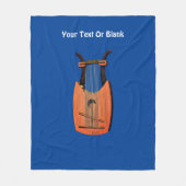 King David's Harp Fleece Deken (Voorkant)