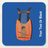 King David's Harp Kartonnen Onderzetters (Voorkant)