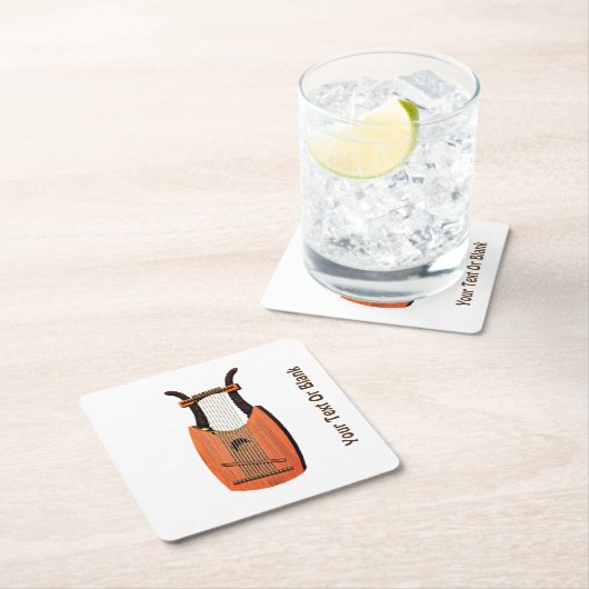 King David's Harp Kartonnen Onderzetters (Insitu)