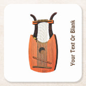 King David's Harp Kartonnen Onderzetters (Voorkant)