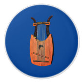 King David's Harp Keramische Knop (Voorkant)
