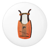 King David's Harp Keramische Knop (Voorkant)