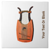 King David's Harp Tegeltje (Voorkant)