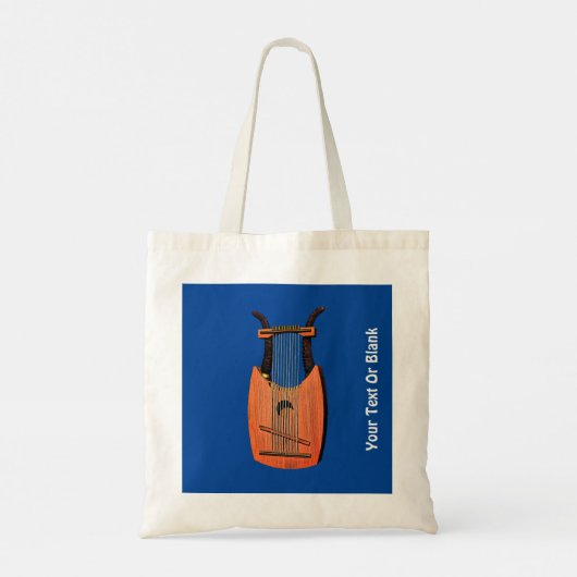 King David's Harp Tote Bag (Achterkant)