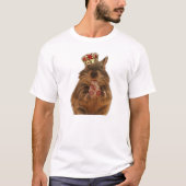 King Degu eating pizza T-shirt (Voorkant)