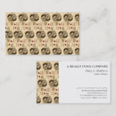  King Diamonds die kaarten speelt Visitekaartje (Voorkant / Achterkant)