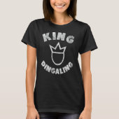 King Ding-a-ling grappige volwassen humor T-shirt (Voorkant)