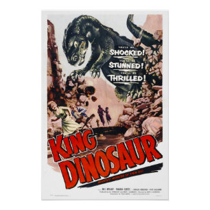 KING DINOSAUR Horror Monster Film Poster