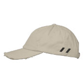 King District Threads Vervuild Chino Twill-Hoed Geborduurde Pet (Links)
