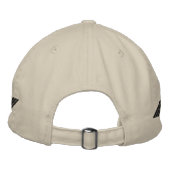 King District Threads Vervuild Chino Twill-Hoed Geborduurde Pet (Achterkant)