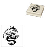 King Dragon Rubber Stamp Rubberstempel (Gestempeld)
