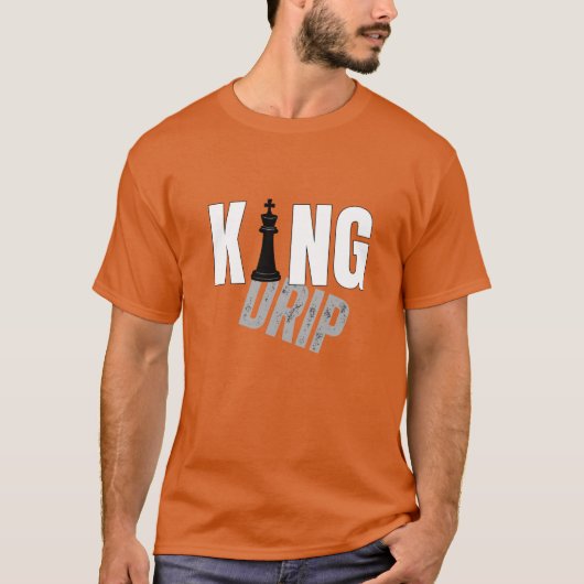 King Drip Bold Streetwear T-shirt | stedelijk roya (Voorkant)