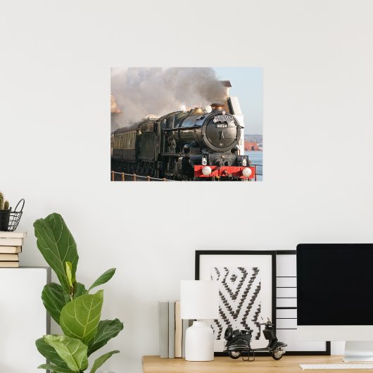 King Edward 1 Steam Engine Poster (Thuiskantoor)