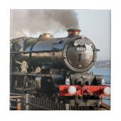 King Edward 1  stoommachine Tegeltje (Voorkant)