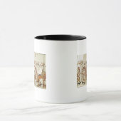 King Edward die zijn instructies geeft aan Earl Mok (Midden)