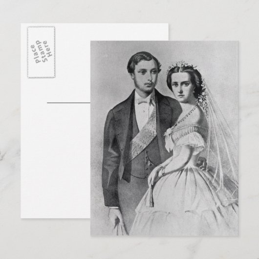 King Edward en Queen Alexandra Briefkaart (Voorkant / Achterkant)