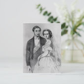 King Edward en Queen Alexandra Briefkaart (Staand voorkant)