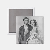 King Edward en Queen Alexandra Magneet (Voorkant / Achterkant)