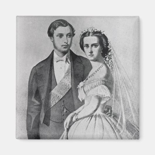 King Edward en Queen Alexandra Magneet (Voorkant)
