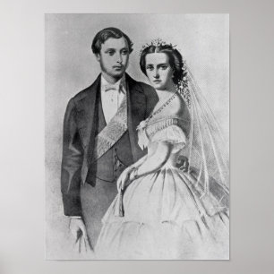 King Edward en Queen Alexandra Poster