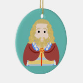 King Edward II of England Keramisch Ornament (Rechts)