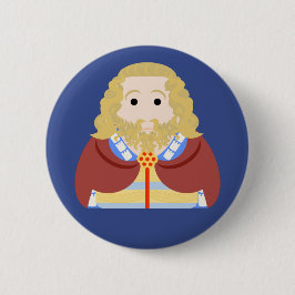 King Edward II of England Ronde Button 5,7 Cm